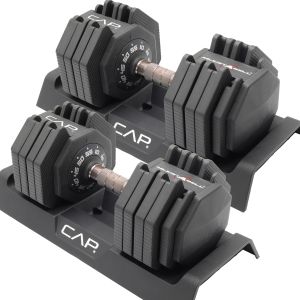 Cap Barbell ADJUSTABELL Dumbbell Weights - Pair